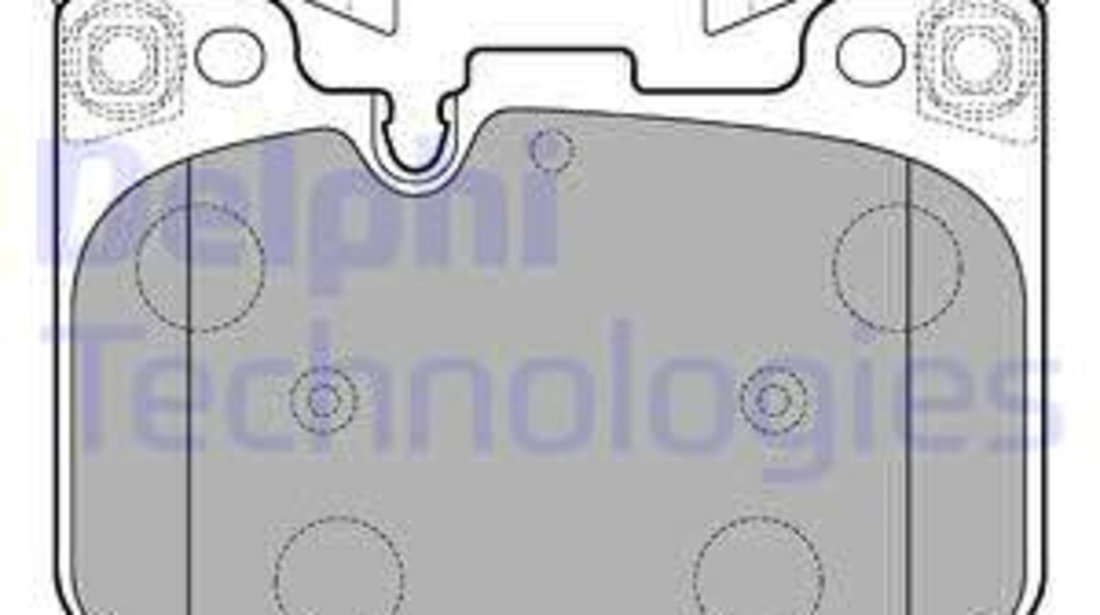 Set placute frana,frana disc punte fata (LP3235 DELPHI) BMW,BMW (BRILLIANCE),BUICK,TOYOTA