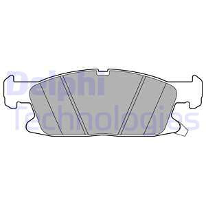 Set placute frana,frana disc punte fata (LP3241 DELPHI) FORD,FORD USA