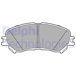 Set placute frana,frana disc punte fata (LP3275 DELPHI) RENAULT