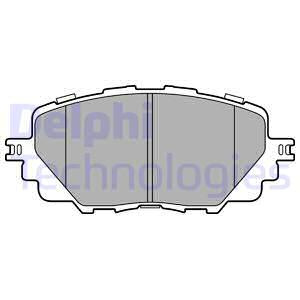 Set placute frana,frana disc punte fata (LP3284 DELPHI) ABARTH,FIAT,MAZDA