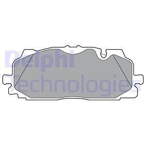 Set placute frana,frana disc punte fata (LP3302 DELPHI) AUDI,VW