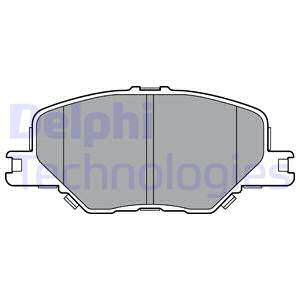Set placute frana,frana disc punte fata (LP3370 DELPHI) OPEL,VAUXHALL