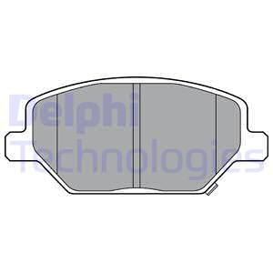 Set placute frana,frana disc punte fata (LP3371 DELPHI) OPEL,VAUXHALL