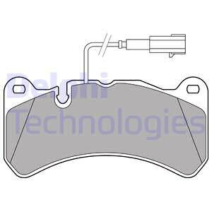 Set placute frana,frana disc punte fata (LP3374 DELPHI) ALFA ROMEO