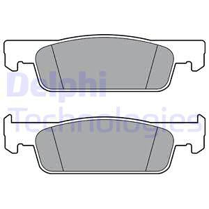 Set placute frana,frana disc punte fata (LP3387 DELPHI) DACIA,RENAULT