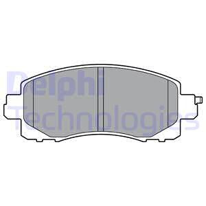 Set placute frana,frana disc punte fata (LP3411 DELPHI) SUBARU