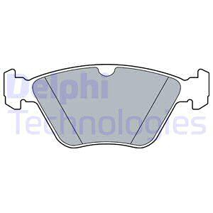 Set placute frana,frana disc punte fata (LP3517 DELPHI) MERCEDES-BENZ