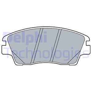Set placute frana,frana disc punte fata (LP3519 DELPHI) HYUNDAI,KIA