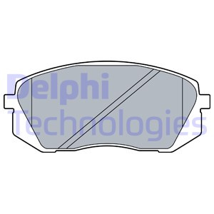 Set placute frana,frana disc punte fata (LP3535 DELPHI) HYUNDAI,KIA