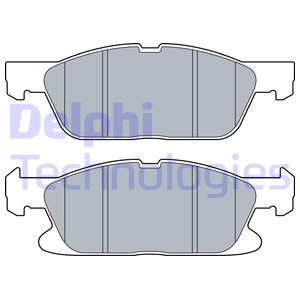 Set placute frana,frana disc punte fata (LP3536 DELPHI) FORD