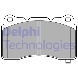Set placute frana,frana disc punte fata (LP3575 DELPHI) HONDA