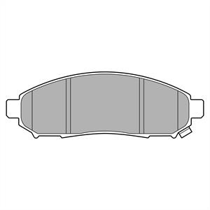 Set placute frana,frana disc punte fata (LP3578 DELPHI) NISSAN