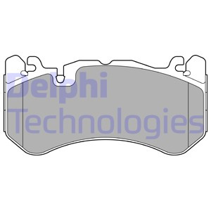 Set placute frana,frana disc punte fata (LP3589 DELPHI) MERCEDES-BENZ