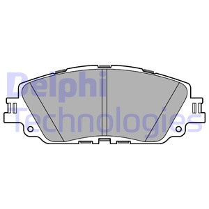 Set placute frana,frana disc punte fata (LP3596 DELPHI) LEXUS,TOYOTA