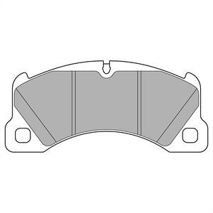 Set placute frana,frana disc punte fata (LP3629 DELPHI) PORSCHE