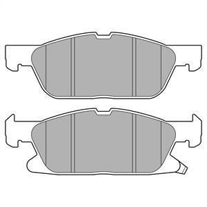 Set placute frana,frana disc punte fata (LP3643 DELPHI) FORD