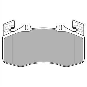 Set placute frana,frana disc punte fata (LP3654 DELPHI) MERCEDES-BENZ