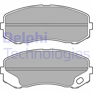 Set placute frana,frana disc punte fata (LP3687 DELPHI) MITSUBISHI