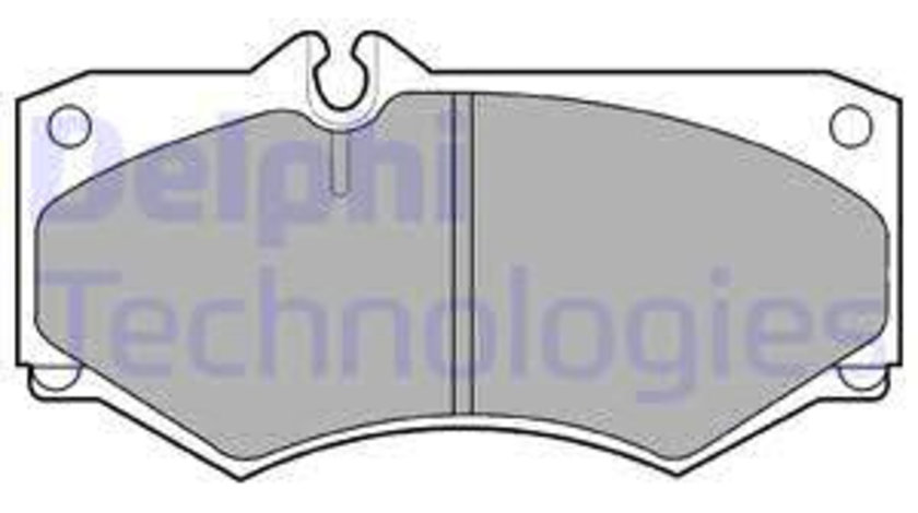 Set placute frana,frana disc punte fata (LP468 DELPHI) MERCEDES-BENZ,PUCH,VW