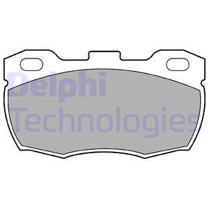 Set placute frana,frana disc punte fata (LP506 DELPHI) LAND ROVER,PEUGEOT