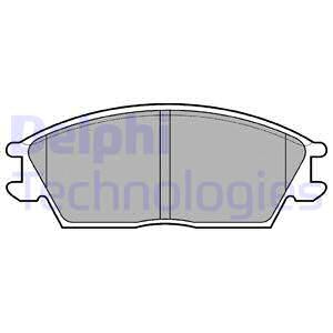 Set placute frana,frana disc punte fata (LP704 DELPHI) HYUNDAI,KIA (DYK)