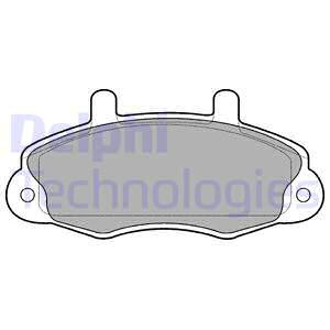 Set placute frana,frana disc punte fata (LP766 DELPHI) FORD,FORD (JMC)
