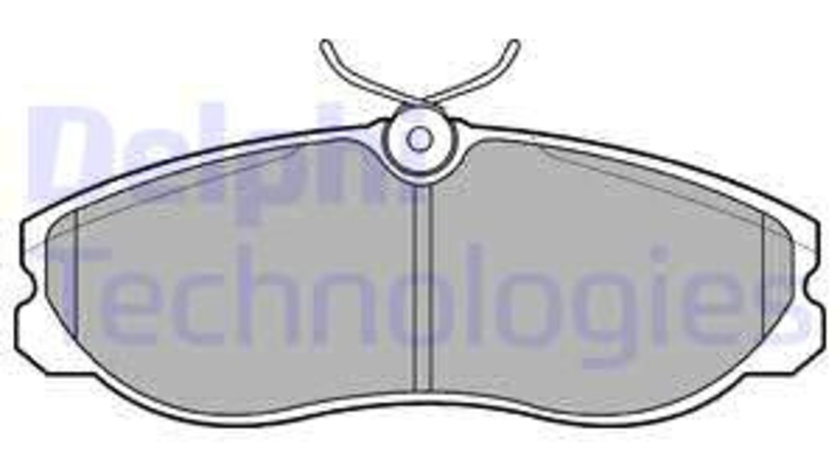 Set placute frana,frana disc punte fata (LP847 DELPHI) FORD,LDV,NISSAN