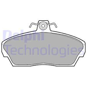Set placute frana,frana disc punte fata (LP911 DELPHI) HONDA,LOTUS,MG,ROVER