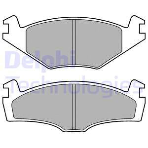 Set placute frana,frana disc punte fata (LP979 DELPHI) SEAT,SKODA,VW