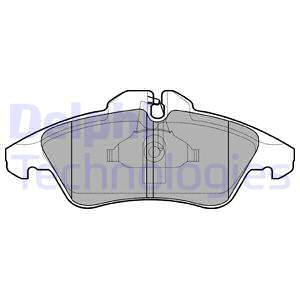 Set placute frana,frana disc punte fata (LP980 DELPHI) MERCEDES-BENZ,VW