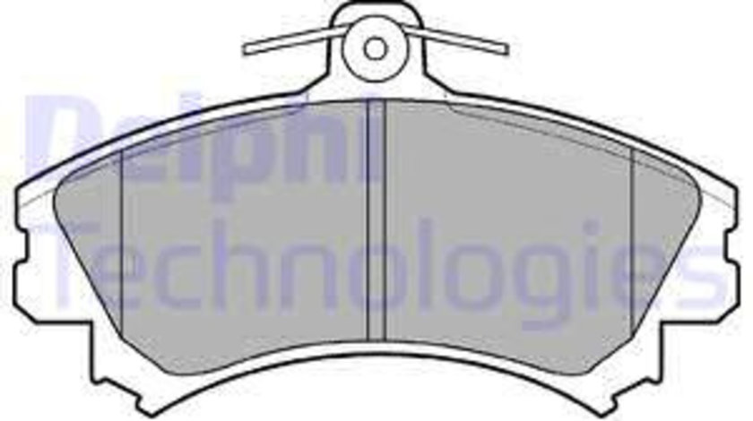 Set placute frana,frana disc punte fata (LP993 DELPHI) HAIMA (FAW),MITSUBISHI,PROTON,SMART,VOLVO