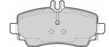 Set placute frana,frana disc punte fata (MT512 MTR) MERCEDES-BENZ