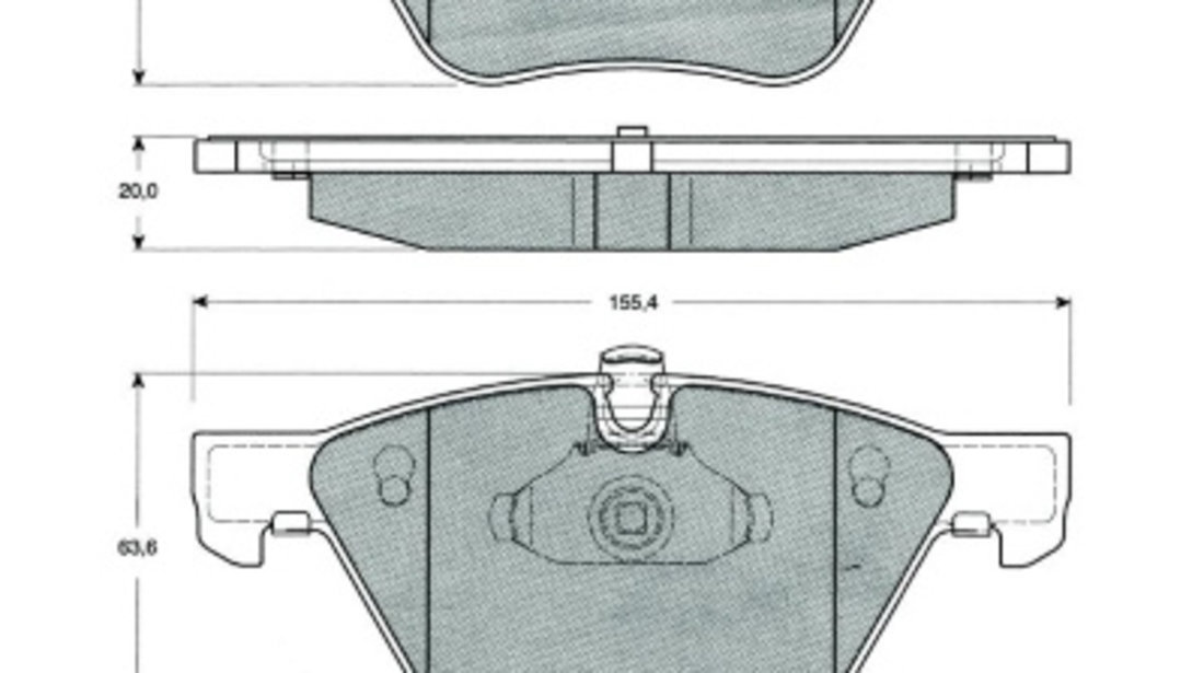 Set placute frana,frana disc punte fata (MT516 MTR) BMW,BMW (BRILLIANCE)