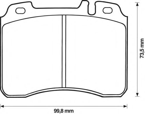 Set placute frana,frana disc punte fata (MT6149 MTR) MERCEDES-BENZ