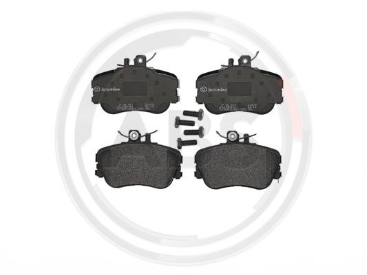 Set placute frana,frana disc punte fata (P06017 ABS) MERCEDES-BENZ