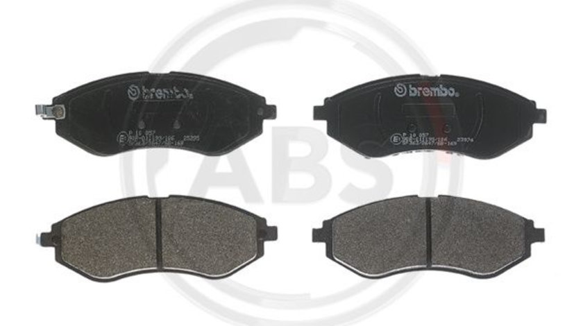 Set placute frana,frana disc punte fata (P10057 ABS) CHEVROLET,CHEVROLET (SGM),DAEWOO,HOLDEN,PROTON