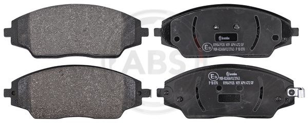Set placute frana,frana disc punte fata (P10070 ABS) CHEVROLET