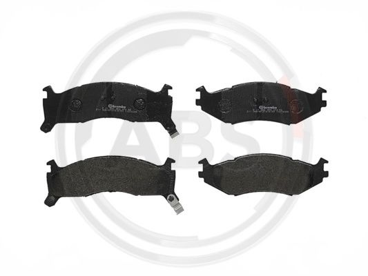 Set placute frana,frana disc punte fata (P11006 ABS) CHRYSLER,PLYMOUTH