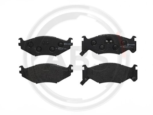 Set placute frana,frana disc punte fata (P11007 ABS) CHRYSLER,DODGE