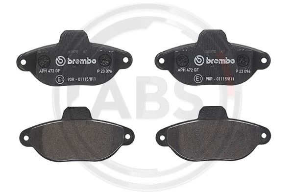 Set placute frana,frana disc punte fata (P23096 ABS) FIAT,LANCIA,ZASTAVA