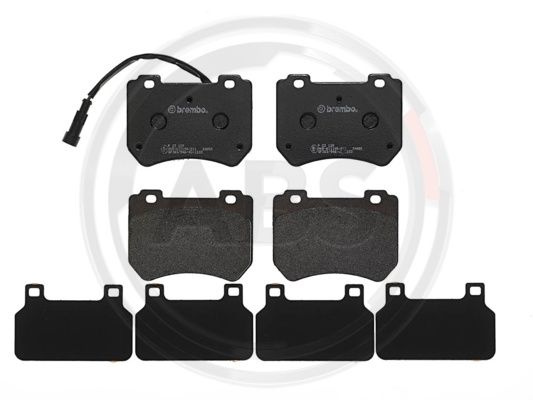 Set placute frana,frana disc punte fata (P23129 ABS) ALFA ROMEO