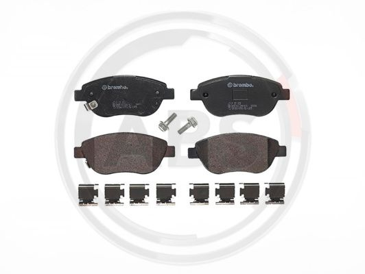 Set placute frana,frana disc punte fata (P23153 ABS) FIAT