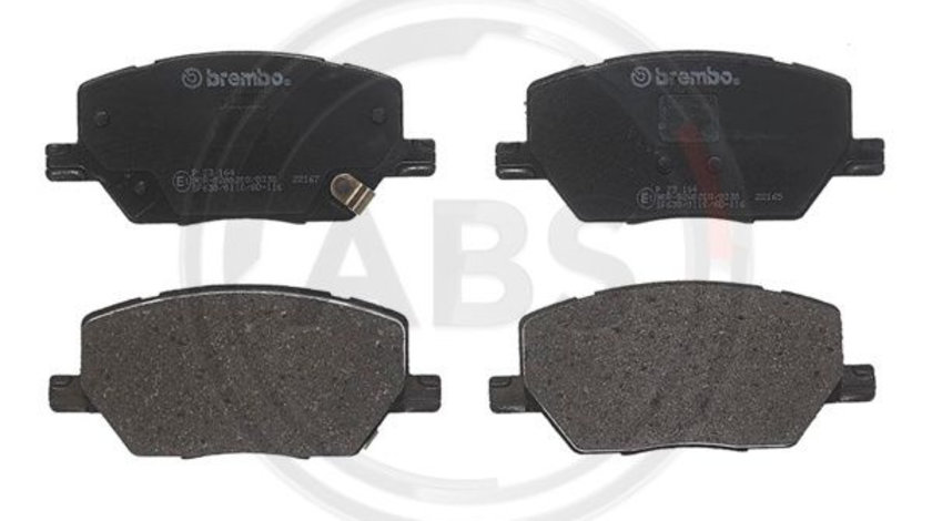 Set placute frana,frana disc punte fata (P23164 ABS) FIAT,JEEP,JEEP (GAC FCA)