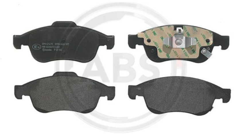 Set placute frana,frana disc punte fata (P23165 ABS) FIAT,JEEP