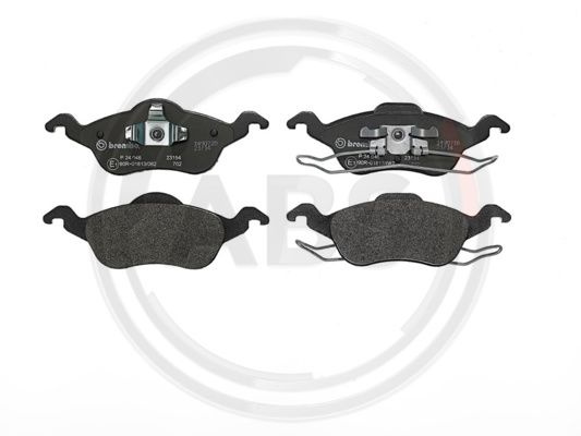 Set placute frana,frana disc punte fata (P24046 ABS) FORD,FORD AUSTRALIA