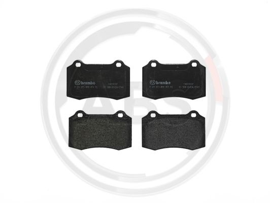 Set placute frana,frana disc punte fata (P24073 ABS) Citroen,DE TOMASO,FORD