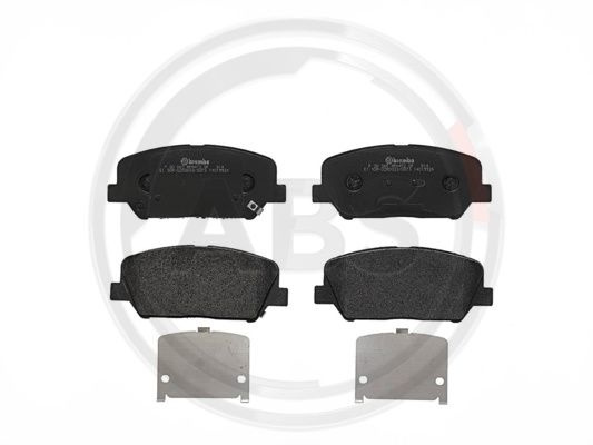 Set placute frana,frana disc punte fata (P30065 ABS) HYUNDAI,KIA,KIA (DYK)