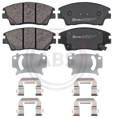 Set placute frana,frana disc punte fata (P30096 ABS) HYUNDAI,KIA