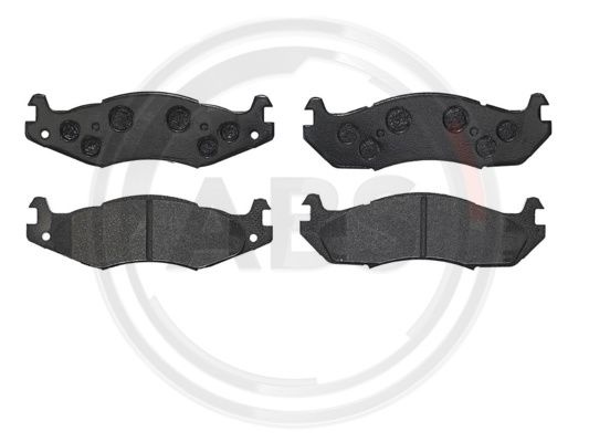 Set placute frana,frana disc punte fata (P37001 ABS) HUMMER,JEEP