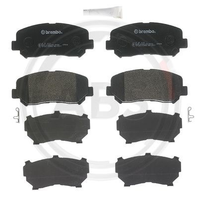 Set placute frana,frana disc punte fata (P37019 ABS) JEEP,JEEP (GAC FCA)